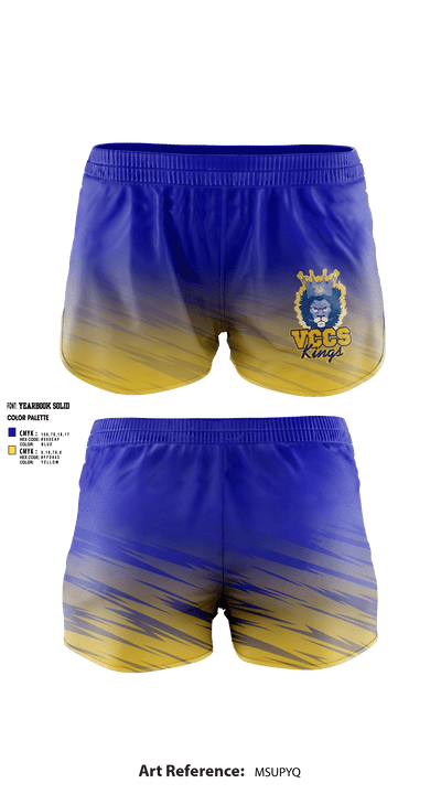 Victory Christian Center School Volleyball 2498322 Women's Shorts - 1