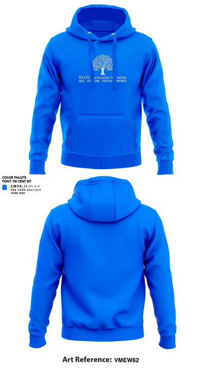 Hope Restoration Ministries 22684085 Hoodie - 5