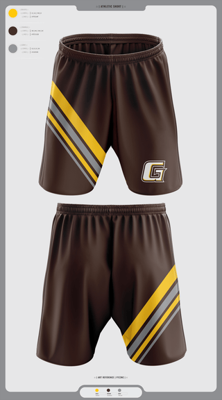 Athletic Shorts With Pockets, Garden City Broncbusters, Golf, Teamtime, Team time, sublimation, custom sports apparel, team uniforms, spirit wear, spiritwear, sports uniforms, custom shirts, team store, custom team store, fundraiser sports, apparel fundraiser