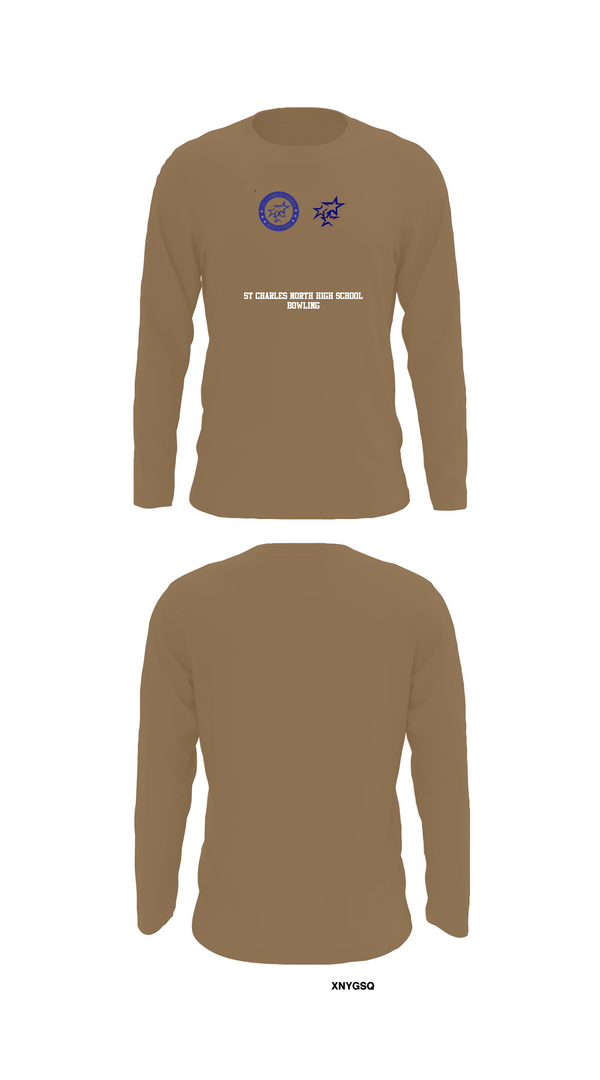 Long Sleeve Performance Shirt, St Charles North High School Bowling, Bowling, Teamtime, Team time, sublimation, custom sports apparel, team uniforms, spirit wear, spiritwear, sports uniforms, custom shirts, team store, custom team store, fundraiser sports, apparel fundraiser