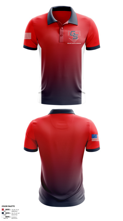 Grand Slam Alabama 25329763 Short Sleeve Performance Polo - 4