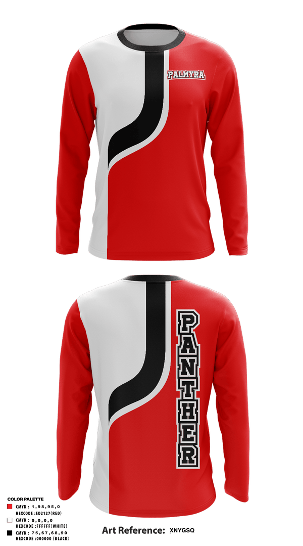 Long Sleeve Performance Shirt, Palmyra High School Track, Track & Field, Teamtime, Team time, sublimation, custom sports apparel, team uniforms, spirit wear, spiritwear, sports uniforms, custom shirts, team store, custom team store, fundraiser sports, apparel fundraiser