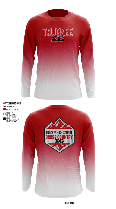 Truckee Cross Country 22605604 Long Sleeve Performance Shirt - 1