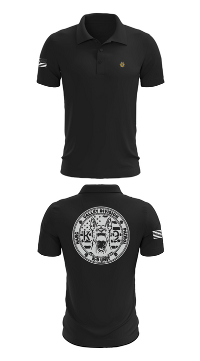 VALLEY K9 75951631 Short Sleeve Performance Polo - 64