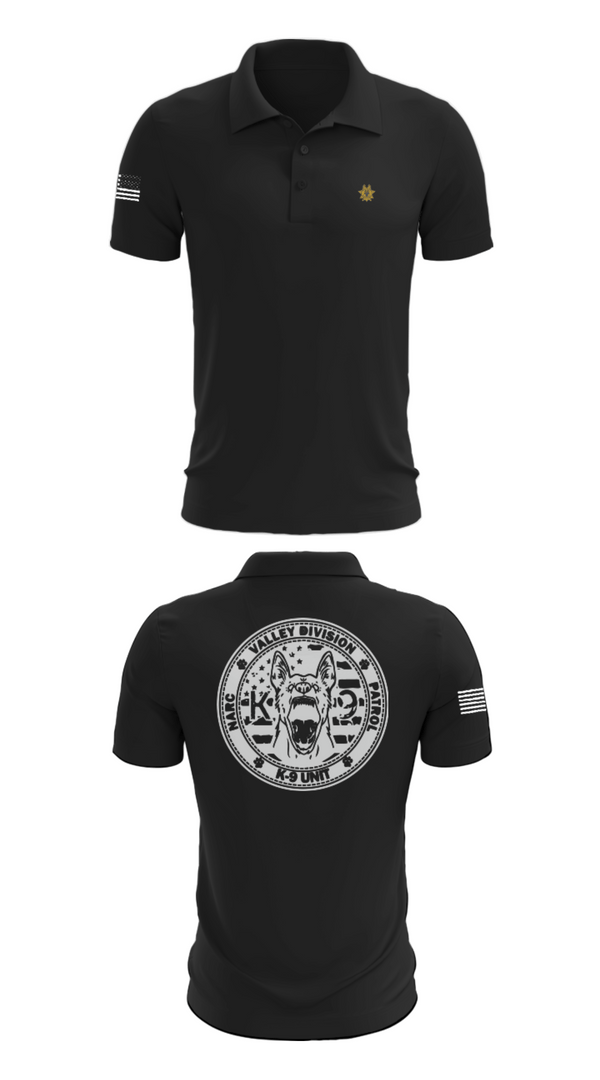 Short Sleeve Performance Polo, VALLEY K9, , Teamtime, Team time, sublimation, custom sports apparel, team uniforms, spirit wear, spiritwear, sports uniforms, custom shirts, team store, custom team store, fundraiser sports, apparel fundraiser