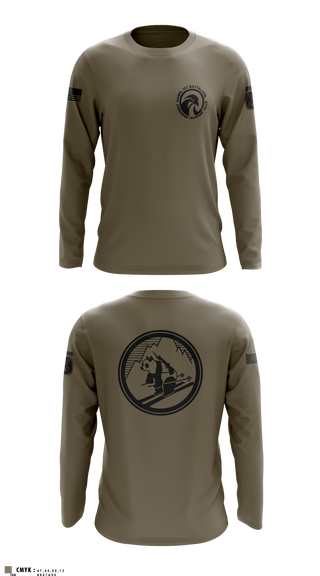 Long Sleeve Performance Shirt, Diesel, 3-71CAV, Army, Teamtime, Team time, sublimation, custom sports apparel, team uniforms, spirit wear, spiritwear, sports uniforms, custom shirts, team store, custom team store, fundraiser sports, apparel fundraiser
