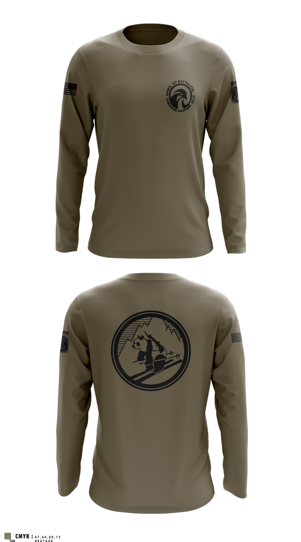 Long Sleeve Performance Shirt, Diesel, 3-71CAV, Army, Teamtime, Team time, sublimation, custom sports apparel, team uniforms, spirit wear, spiritwear, sports uniforms, custom shirts, team store, custom team store, fundraiser sports, apparel fundraiser
