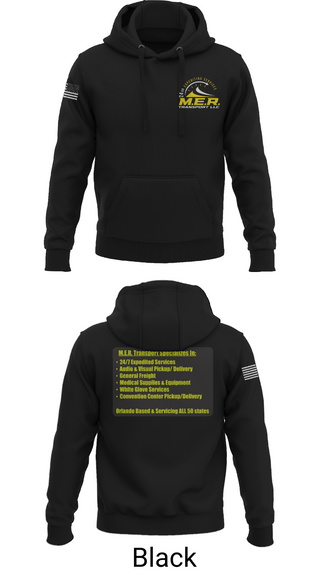 Hoodie, M.E.R. TRANSPORT LLC, , Teamtime, Team time, sublimation, custom sports apparel, team uniforms, spirit wear, spiritwear, sports uniforms, custom shirts, team store, custom team store, fundraiser sports, apparel fundraiser