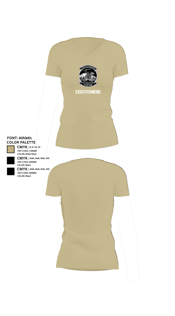 Womens Short Sleeve Vneck Shirt, Executioners, , Teamtime, Team time, sublimation, custom sports apparel, team uniforms, spirit wear, spiritwear, sports uniforms, custom shirts, team store, custom team store, fundraiser sports, apparel fundraiser