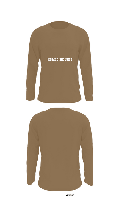 Homicide unit 32913625 Long Sleeve Performance Shirt - 12