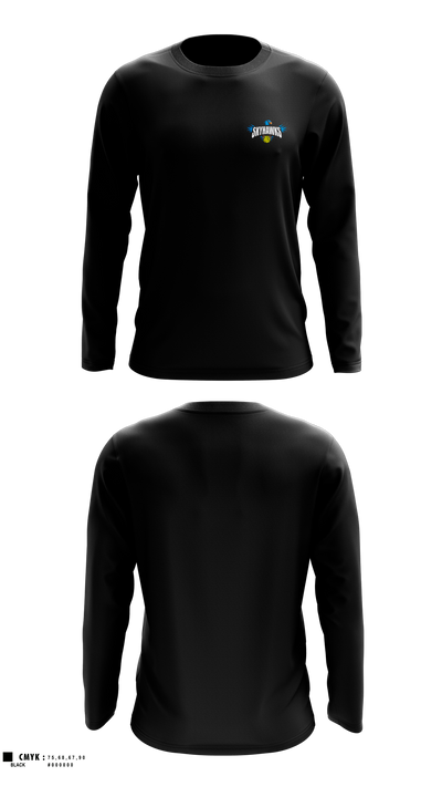 Barrie North Winter Tennis 39891685 Long Sleeve Performance Shirt 5
