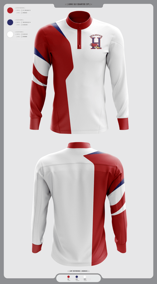 Quarter Zip Jacket, Holbrook High School Wrestling, Wrestling, Teamtime, Team time, sublimation, custom sports apparel, team uniforms, spirit wear, spiritwear, sports uniforms, custom shirts, team store, custom team store, fundraiser sports, apparel fundraiser