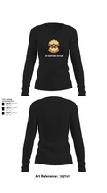 71st Maintenance Battalion 17381729 Women's Long Sleeve V-neck Shirt - 22