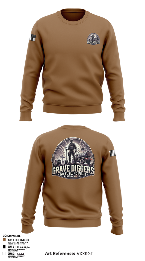 Crew Neck Sweatshirt, Gravediggers, , Teamtime, Team time, sublimation, custom sports apparel, team uniforms, spirit wear, spiritwear, sports uniforms, custom shirts, team store, custom team store, fundraiser sports, apparel fundraiser