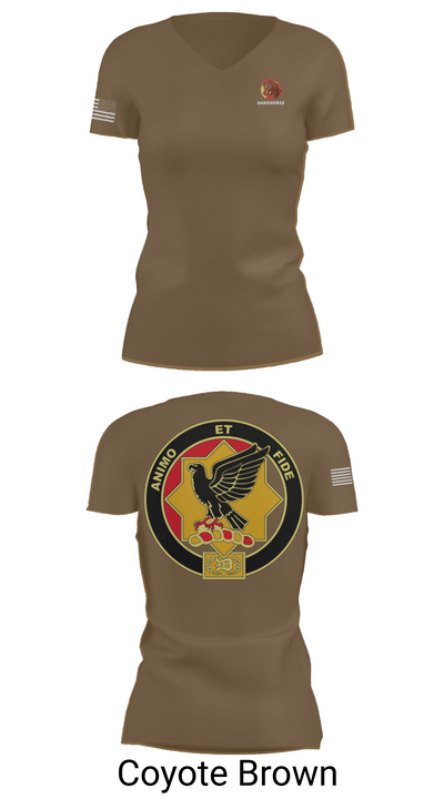 D FST 8-1 CAV 24153334 Women's Short Sleeve V-neck Shirt - 8