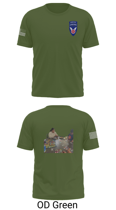 11th ABN DIV WO 32210325 Old School Cotton Feel Shirt - 49