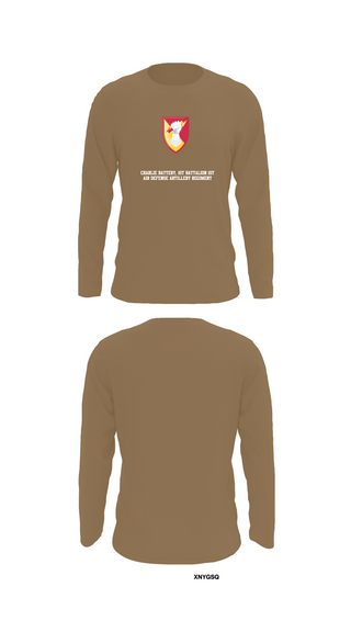 Long Sleeve Performance Shirt, Charlie Battery, 1st Battalion 1st Air Defense Artillery Regiment, , Teamtime, Team time, sublimation, custom sports apparel, team uniforms, spirit wear, spiritwear, sports uniforms, custom shirts, team store, custom team store, fundraiser sports, apparel fundraiser