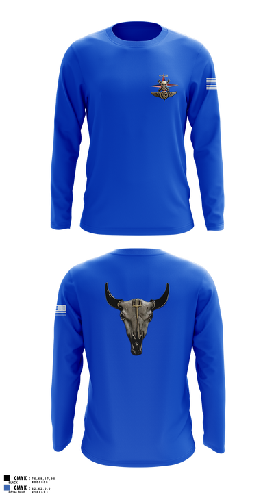 VP-26 Aircrew Association 18137881 Long Sleeve Performance Shirt 2