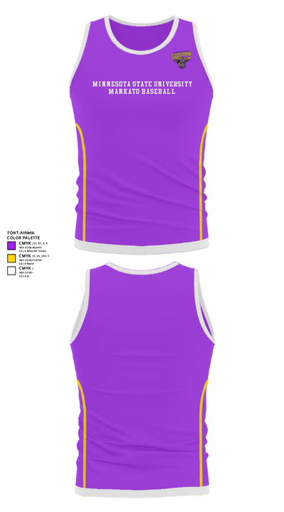 Minnesota State University Mankato Baseball 62167933 Tank Top - 33
