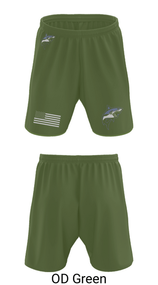 Athletic Shorts With Pockets, Great white guns, Marines, Teamtime, Team time, sublimation, custom sports apparel, team uniforms, spirit wear, spiritwear, sports uniforms, custom shirts, team store, custom team store, fundraiser sports, apparel fundraiser