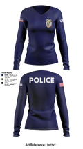 undefined Women's Long Sleeve V-neck Shirt - 7