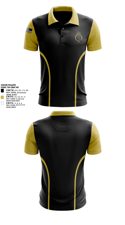 Roland-Grise Lady Knights 3078383 Short Sleeve Performance Polo - 1