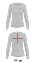 Triggered up 67978280 Women's Long Sleeve V-neck Shirt - 16
