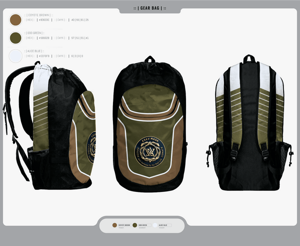 Gear Bag, FieldKrav Maga, Softball, Teamtime, Team time, sublimation, custom sports apparel, team uniforms, spirit wear, spiritwear, sports uniforms, custom shirts, team store, custom team store, fundraiser sports, apparel fundraiser