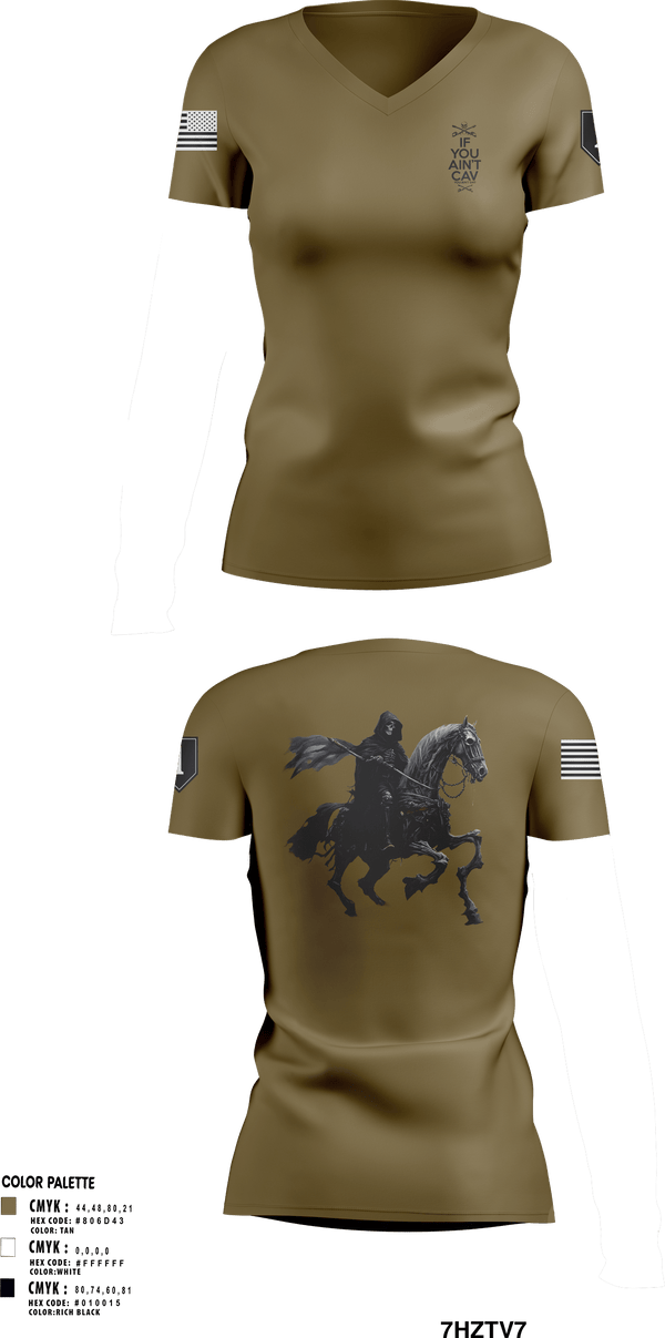 Womens Short Sleeve Vneck Shirt, LongknifeComanche, Army, Teamtime, Team time, sublimation, custom sports apparel, team uniforms, spirit wear, spiritwear, sports uniforms, custom shirts, team store, custom team store, fundraiser sports, apparel fundraiser