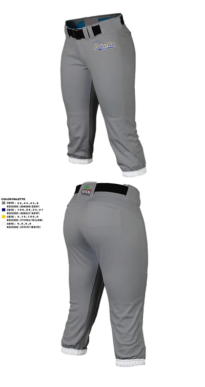 BALDWIN HILLS Softball 1733077 Softball Pants - 4