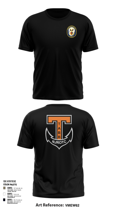 Tabb NJROTC 42524039 Short Sleeve Performance Shirt - 18