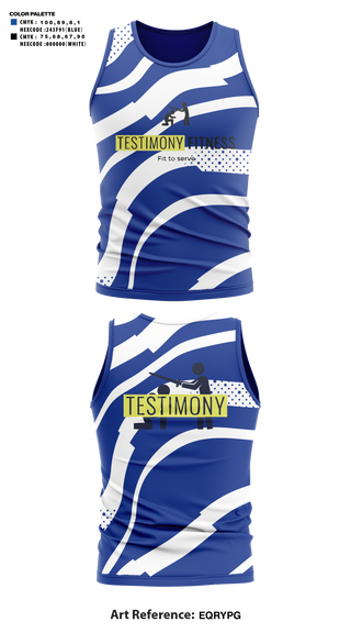 Tank Top, Testimony Fitness, , Teamtime, Team time, sublimation, custom sports apparel, team uniforms, spirit wear, spiritwear, sports uniforms, custom shirts, team store, custom team store, fundraiser sports, apparel fundraiser