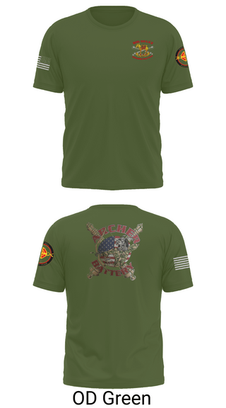 Old School Cotton Feel Shirt, Archer Battery 2-2 FA, Army, Teamtime, Team time, sublimation, custom sports apparel, team uniforms, spirit wear, spiritwear, sports uniforms, custom shirts, team store, custom team store, fundraiser sports, apparel fundraiser
