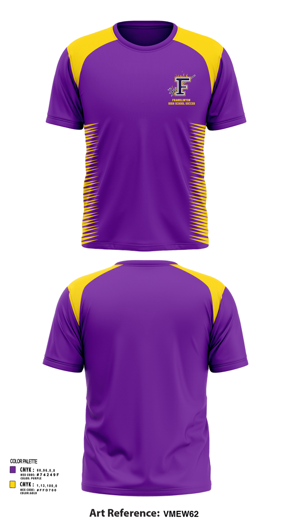 Short Sleeve Performance Shirt, Franklinton High School Soccer, Men's Soccer, Teamtime, Team time, sublimation, custom sports apparel, team uniforms, spirit wear, spiritwear, sports uniforms, custom shirts, team store, custom team store, fundraiser sports, apparel fundraiser