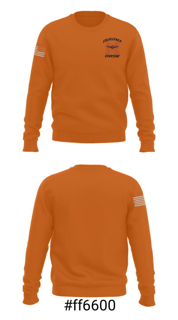 Crew Neck Sweatshirt, Macomb Senior High School Baseball, Baseball, Teamtime, Team time, sublimation, custom sports apparel, team uniforms, spirit wear, spiritwear, sports uniforms, custom shirts, team store, custom team store, fundraiser sports, apparel fundraiser
