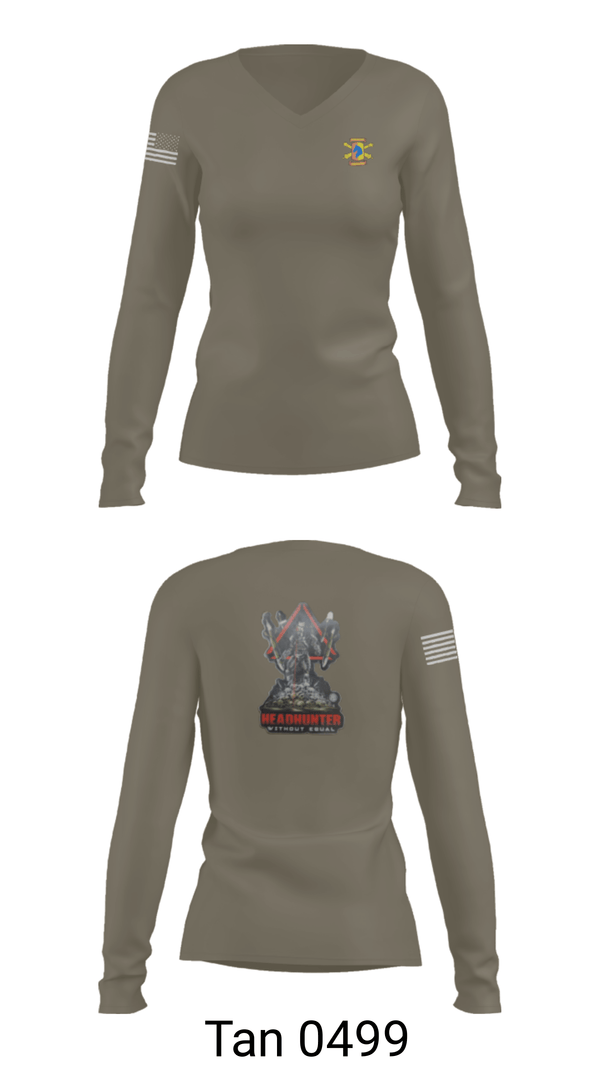Women's Long Sleeve Vneck Shirt, 1/623rd FAR, National Guard, Teamtime, Team time, sublimation, custom sports apparel, team uniforms, spirit wear, spiritwear, sports uniforms, custom shirts, team store, custom team store, fundraiser sports, apparel fundraiser