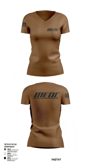 Womens Short Sleeve Vneck Shirt, MEDC, , Teamtime, Team time, sublimation, custom sports apparel, team uniforms, spirit wear, spiritwear, sports uniforms, custom shirts, team store, custom team store, fundraiser sports, apparel fundraiser