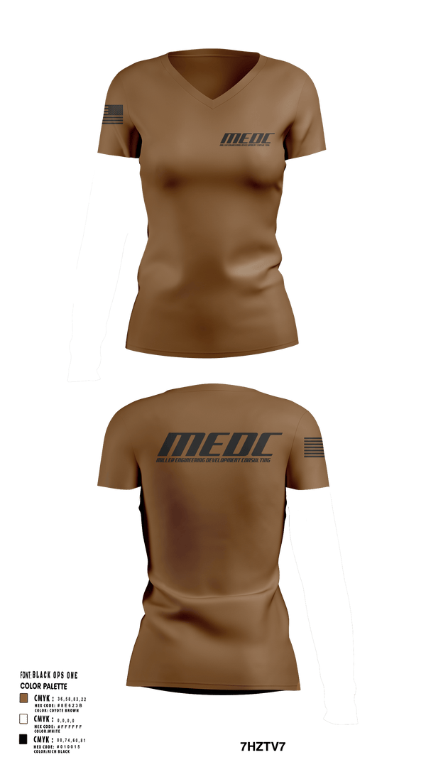 Womens Short Sleeve Vneck Shirt, MEDC, , Teamtime, Team time, sublimation, custom sports apparel, team uniforms, spirit wear, spiritwear, sports uniforms, custom shirts, team store, custom team store, fundraiser sports, apparel fundraiser