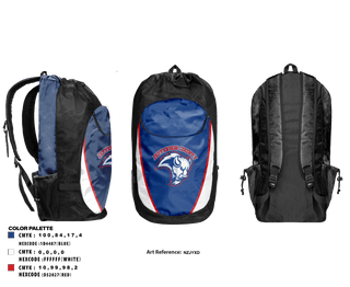 Gear Bag, Jefferson County Middle School Volleyball, Men's Volleyball, Teamtime, Team time, sublimation, custom sports apparel, team uniforms, spirit wear, spiritwear, sports uniforms, custom shirts, team store, custom team store, fundraiser sports, apparel fundraiser