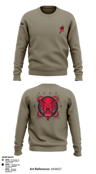 Crew Neck Sweatshirt, 3d SGX, Marines, Teamtime, Team time, sublimation, custom sports apparel, team uniforms, spirit wear, spiritwear, sports uniforms, custom shirts, team store, custom team store, fundraiser sports, apparel fundraiser