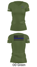 NAVAL SUPPORT ACTIVITY BETHESDA SECURITY FORCES 28838405 Women's Short Sleeve V-neck Shirt - 46