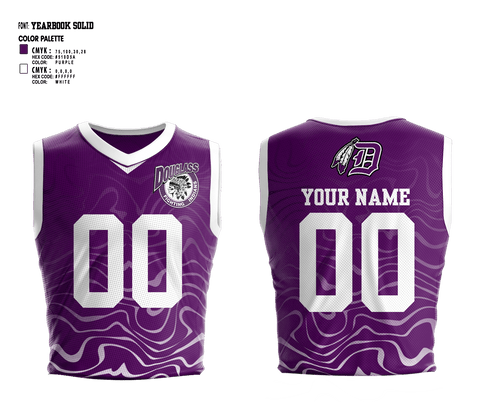 Womens Basketball Jersey, Douglass Junior High School Basketball, Women's Basketball, Teamtime, Team time, sublimation, custom sports apparel, team uniforms, spirit wear, spiritwear, sports uniforms, custom shirts, team store, custom team store, fundraiser sports, apparel fundraiser