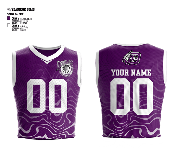 Womens Basketball Jersey, Douglass Junior High School Basketball, Women's Basketball, Teamtime, Team time, sublimation, custom sports apparel, team uniforms, spirit wear, spiritwear, sports uniforms, custom shirts, team store, custom team store, fundraiser sports, apparel fundraiser