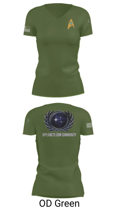 UFP 2338397 Women's Short Sleeve V-neck Shirt - 48