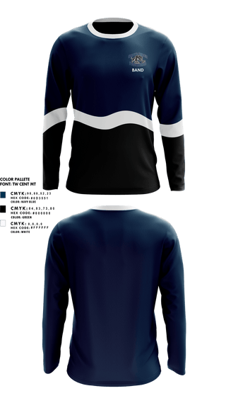 Long Sleeve Performance Shirt, South Ridge High School Band, Spirit Store, Teamtime, Team time, sublimation, custom sports apparel, team uniforms, spirit wear, spiritwear, sports uniforms, custom shirts, team store, custom team store, fundraiser sports, apparel fundraiser