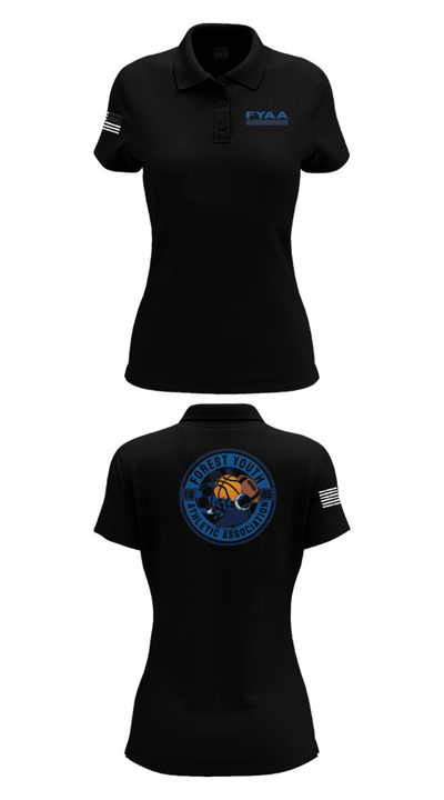 Forest Youth Athletic Association Football 51190604 Women's Short Sleeve Performance Polo  - 36