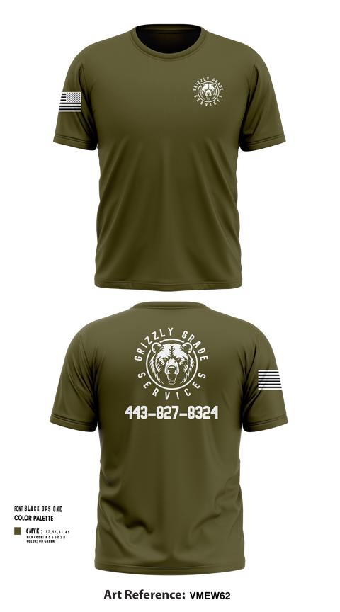 Short Sleeve Performance Shirt, Grizzly Grade Services, , Teamtime, Team time, sublimation, custom sports apparel, team uniforms, spirit wear, spiritwear, sports uniforms, custom shirts, team store, custom team store, fundraiser sports, apparel fundraiser