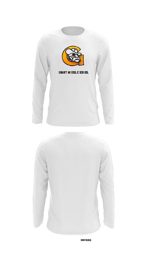 Long Sleeve Performance Shirt, Grant Middle School, Spirit Store, Teamtime, Team time, sublimation, custom sports apparel, team uniforms, spirit wear, spiritwear, sports uniforms, custom shirts, team store, custom team store, fundraiser sports, apparel fundraiser