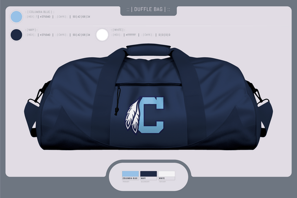 Duffle Bag, Chiefs, Baseball, Teamtime, Team time, sublimation, custom sports apparel, team uniforms, spirit wear, spiritwear, sports uniforms, custom shirts, team store, custom team store, fundraiser sports, apparel fundraiser