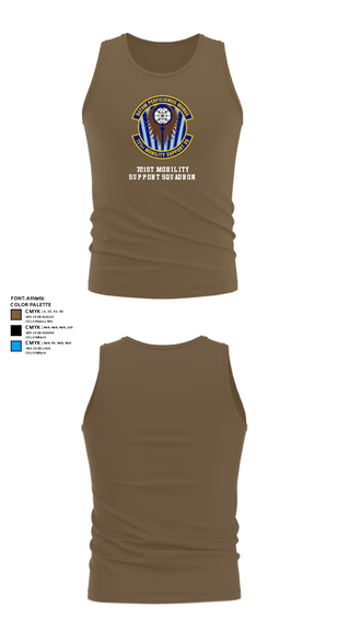 Tank Top, 721st Mobility Support Squadron, Air Force, Teamtime, Team time, sublimation, custom sports apparel, team uniforms, spirit wear, spiritwear, sports uniforms, custom shirts, team store, custom team store, fundraiser sports, apparel fundraiser